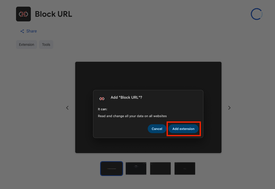 Add extension