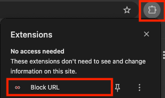 Open extension
